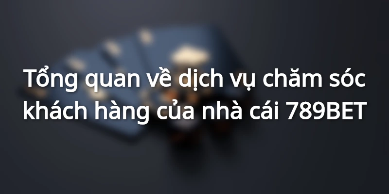 Tổng quan về dịch vụ chăm sóc khách hàng của nhà cái 789BET
